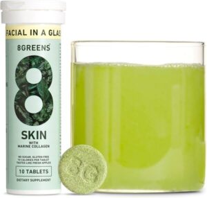 Best With Greens 8Greens Skin + Marine Collagen for Beautiful Skin