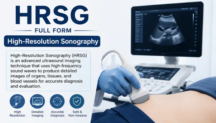 HRSG Full Form in Medical-High-Resolution Sonography