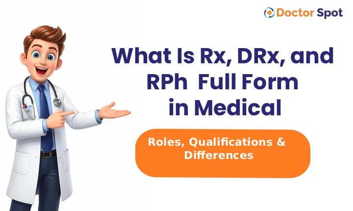 What Is Rx, DRx, and RPh Full Form in Medical